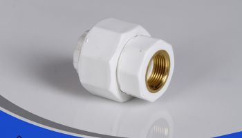 Metal nut union coupling