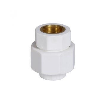 Metal nut union coupling